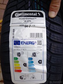 2ks nové zimní 205/65R15 Continental TS 870 DOT 4723 - 2