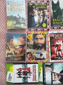 Velká sada set filmů 19 DVD 1 VHS filmy různé - 2