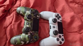 Playstation 4 pro white.SW 9.60. 2x ovladač - 2