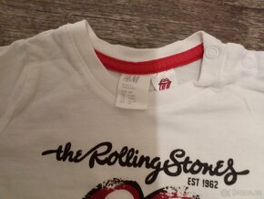 Tričko The Rolling Stones vel. 68, zn. H&M - 2