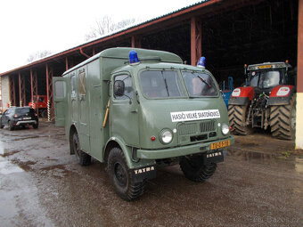 TATRA T 805 + přívěsný vozík ZV 6 - 2