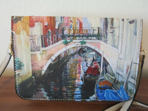 Nová malá kabelka s motivem Benátek zn. Verde - 2