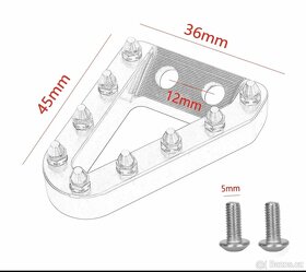 pedál zadní brzdy motokros, enduro - 2
