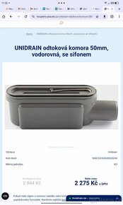 UNIDRAIN 1003.0900 model 900mm (sprchový nerezový žlab) - 2