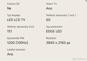 LG Televize 4K Smart 151cm 60'' - 2