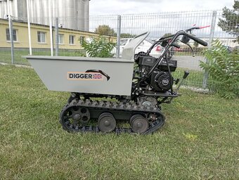 dumper, pásový dumper , železný kůň, motorové kolečko - 2