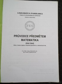 Průvodce předmětem matematika 1 (třetí část) – Univerzita Pa - 2