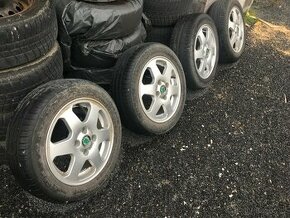 ALU ŠKODA FELICIA - 5x Borbet 4x100 - 175/60 R14 - 2