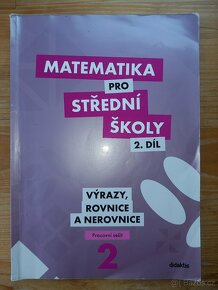 Matematika pro střední školy - pracovní sešity didaktis - 2