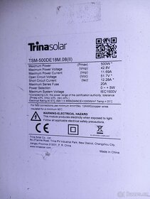 Fotovoltaický panel Axitec 440 a Trinasolar 500 - 2