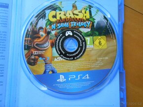 Hra PS4 CRASH BANDICOOT N SANE TRILOGY - zachovalá - 2