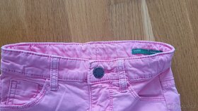 Kalhoty růžové Benetton, vel.104 - 2