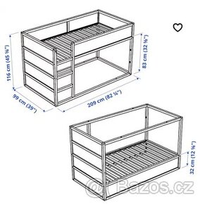 Dětská postel Ikea KURA - 2