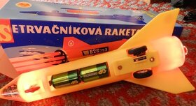 Staré hračky retro - Ites Raketa uloženka - 2