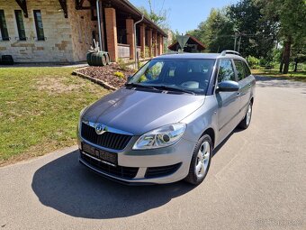 Škoda Fabia 2 combi1,6 TDI 66 KW, digi klima,vyhř.sed, tažné - 2