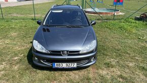 Peugeot 206 SW, 1.4 diesel, najeto 191 500 km - 2