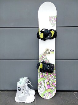 Snowboard GRAVITY FLASH, 140 cm + boty - 2