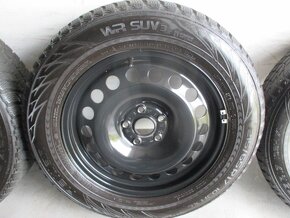 Prodám plech. disky Škoda 5x112 R17 se zimním pneu 215/65/17 - 2