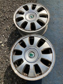 K prodeji disky 4 kusy Škoda Octavia I, 5x100 R16 205/55 - 2