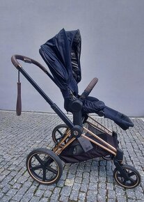 Kočárek CYBEX Priam Rosegold Seat Pack, sepia black - 2