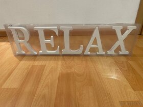 Dekorační text Relax - 2