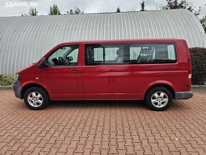 VW Transporter T5 2.0 TDI 75kW,ČR,Long,9.Míst,Tažné,Klima. - 2