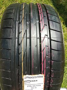 1 kus nové letní pneumatiky Bridgestone 255/35/19 - 2