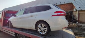 Peugeot 308 sw, 2014-,T9, 1.6Hdi, BHZ, bílá KWED - 2