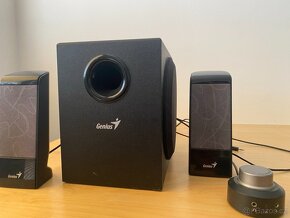 Reproduktory Genius SW-J2.1 1200, výkon 2 × 5 + 20 W - 2