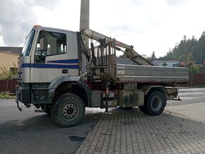 Prodám Iveco 440 sklápěč 4x4 s hydraulickou rukou PM 8 - 2