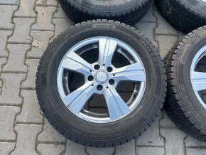 4x al kola 5x112 16 + pneu zimní 205/65 R16C - 2