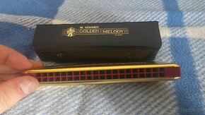 Foukací harmonika Hohner Golden Melody 40 C - 2