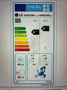 Tepelné čerpadlo LG Therma V Split 7kW HN091MR+HU071MR (mode - 2