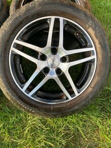 ALU disky Dezent 7jx16 5x114,3 ET40 + letní pneu Bridgestone - 2