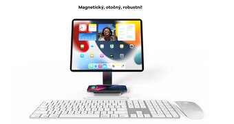 Cubenest 2v1 Magnetický stojan na iPad Pro 12,9" s bezdráto - 2