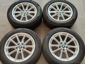 Zánovní originál ALU kola BMW 17" 5x112 ET27 pneu 225/55/17 - 2