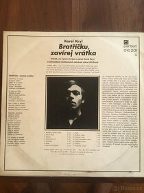 LP - Karel Kryl –Bratříčku, Zavírej Vrátka(Panton)-1.vydání - 2