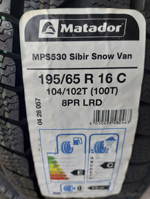 195/65 R16C Matador MPS530 zimní 2ks - 2