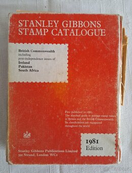 Prodám katalog známek Stanley Gibbons 1981 - 2