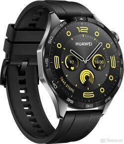 Huawei Watch GT 4 46 mm Black Fluoroelastomer Strap - 2