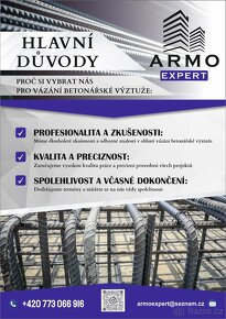 Armování (vázáni) betonářské výztuže - 2