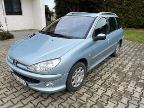 Peugeot 206 kombi 1,4i- 55kw, naj.91.tkm, klima - 2