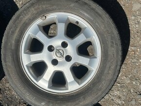 15" ALU kola OPEL 4x100 obuté na 195/65 R15 letní - 2