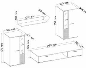 Obývací stěná Salsa - 2