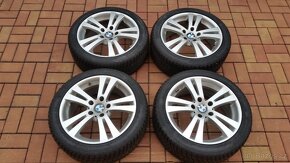 Zimní sada BMW 5x120 R17 pneu 225/45/17 2x7,5mm a 2x6mm - 2