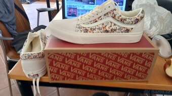 Boty vans old skool Vintage Floral Marshmallo vel 42. - 2