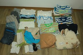 LEVNĚ - balík oblečení pro chlapce 9-12 měsíců - 2