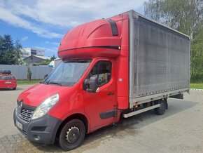 Renault Master 12-ti pal valník plachta, spaní - 2