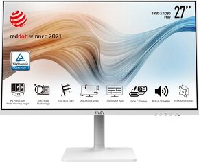 27" MSI Modern MD271PW - Full HD, IPS, 75 Hz - 2