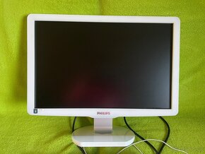 Monitor Philips bílá s led podsvícením + klávesnice - 2